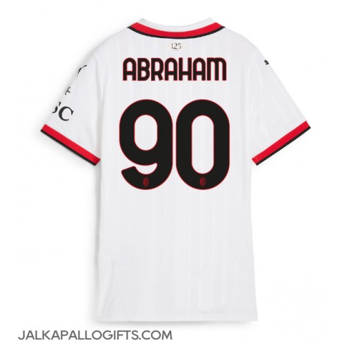 AC Milan Tammy Abraham #90 Vieraspaita Naiset 2024-25 Lyhythihainen